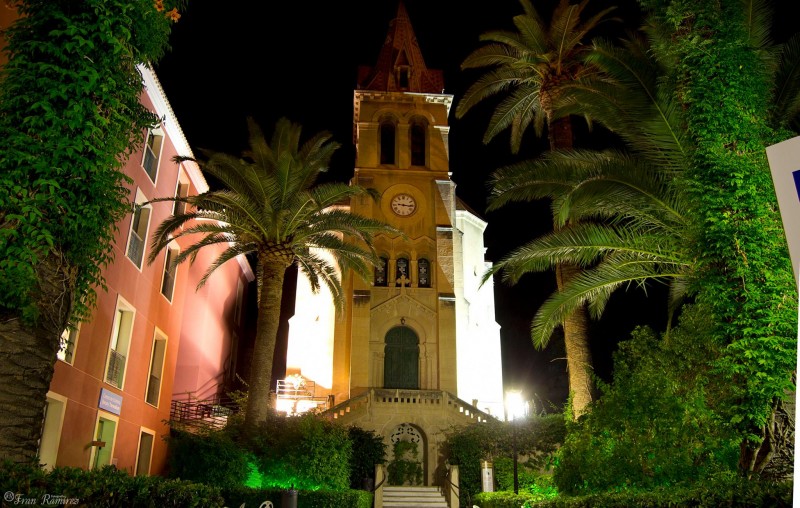 The church of the Virgen de la Salud in the Balneario of Archena