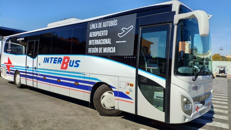 Bus services between Condado de Alhama and Corvera Airport winter 2019-20