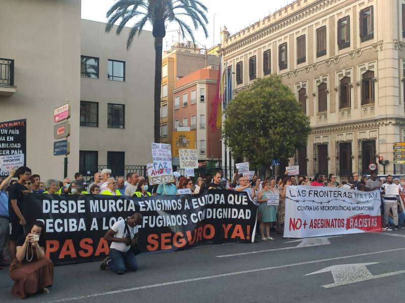 <span style='color:#780948'>ARCHIVED</span> - Hundreds rally in Murcia to demand justice for victims of deadly Melilla mass crossing