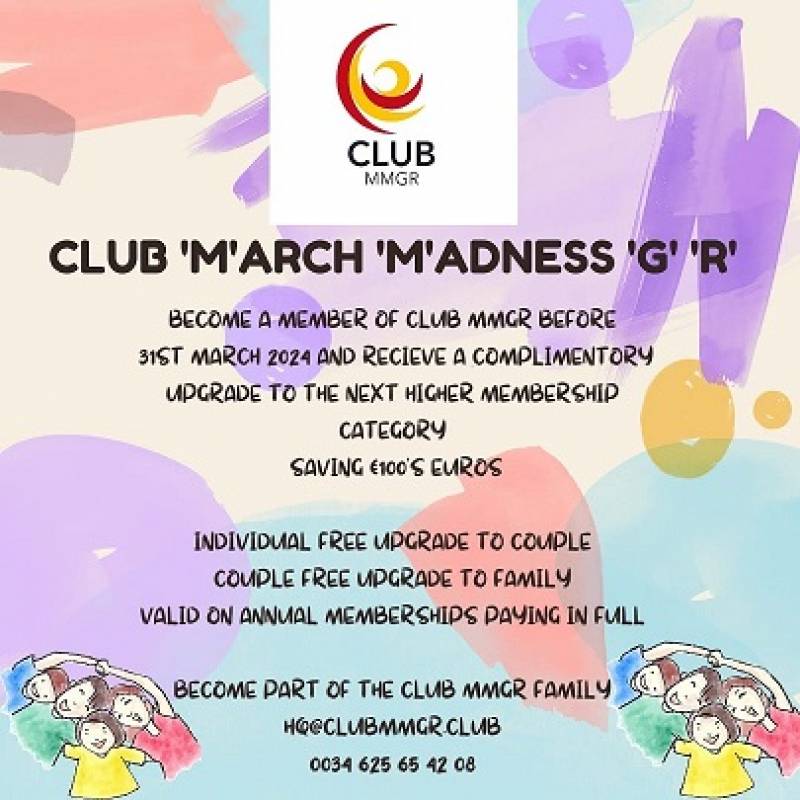 March Madness at Club MMGR Mar Menor Golf Resort with fantastic offers on memberships