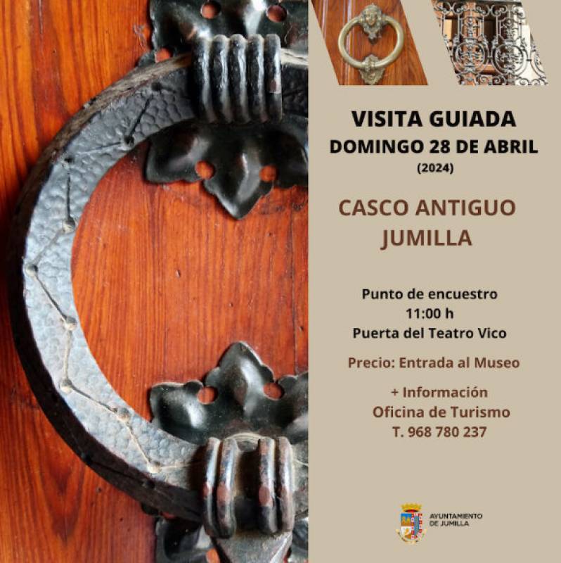 April 28 Guided tour of the historic town centre of Jumilla