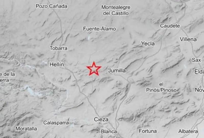 Minor earthquake in northern Murcia town near the border with Alicante