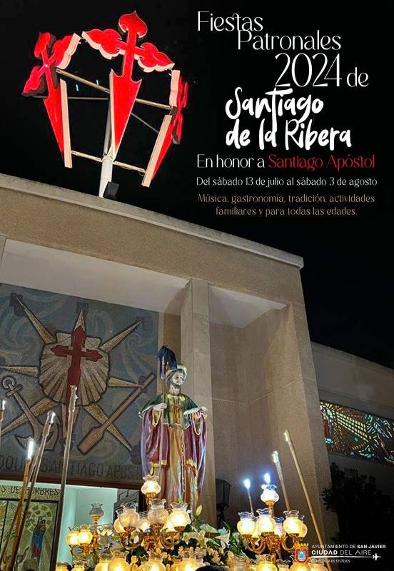 July 13 to August 3 Annual fiestas in Santiago de la Ribera