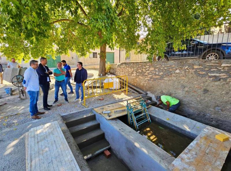 Caravaca Town Council restores old washhouse in the Navares and Singla districts