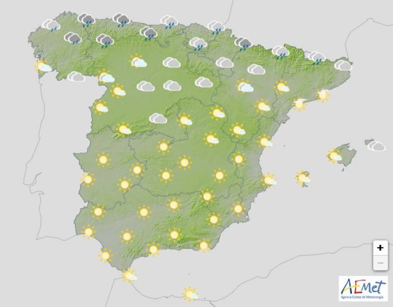 Fierce winds and warm temperatures: Spain weather forecast December 19-22