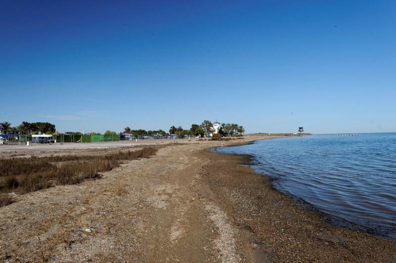 The beach of Playa de la Hita in Los Alcázares