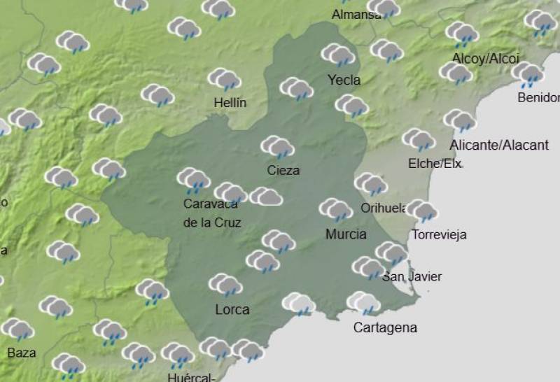 Murcia weekly weather forecast February 24-March 2: Another warm and sunny week... until the weekend!