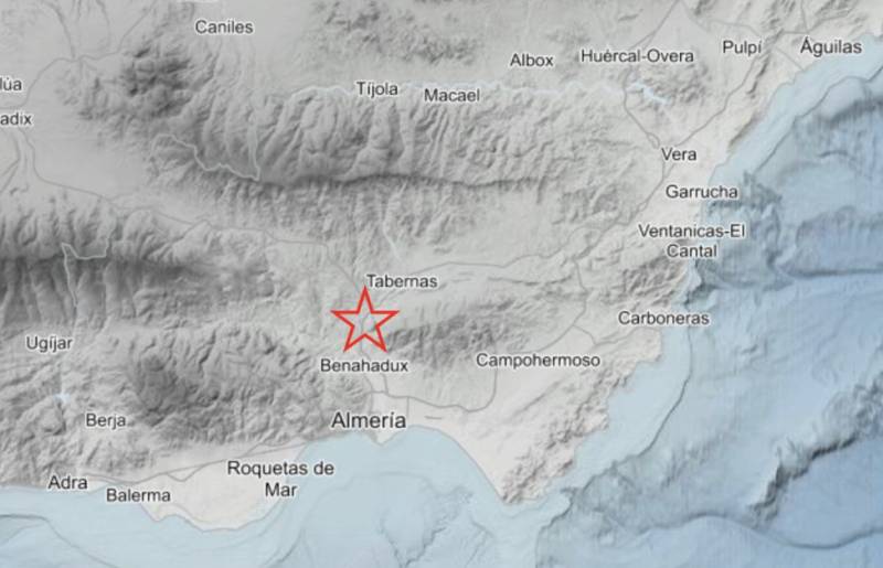 2.5-magnitude earthquake in Almería