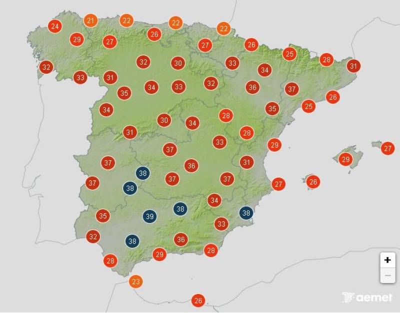 New heatwave brings boiling temperatures: Spain weather forecast June 16-19