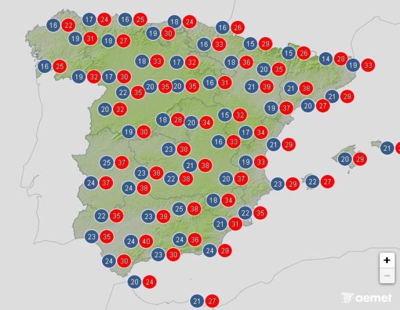New heatwave brings boiling temperatures: Spain weather forecast June 16-19