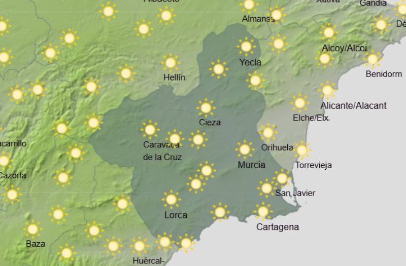 Fresh heatwave brings 40-degree temperatures this weekend: Murcia weather forecast June 26-29