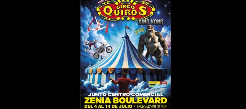 July 4-14 Spectacular Quirós Circus arrives in La Zenia