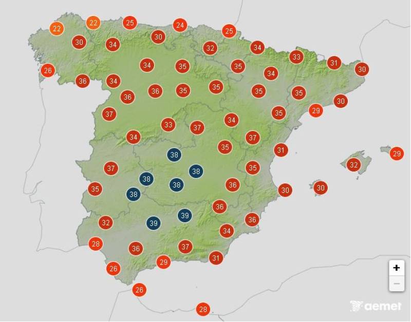 Hot and getting hotter: Spain weather forecast August 7-10