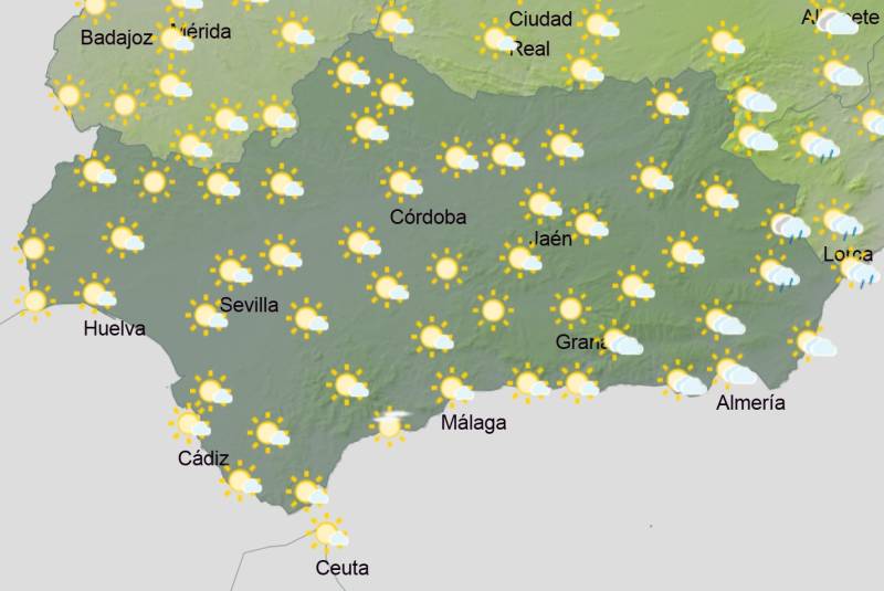 Andalucía weekly weather August 18-21: Hot inland, cooler breezes on the coast