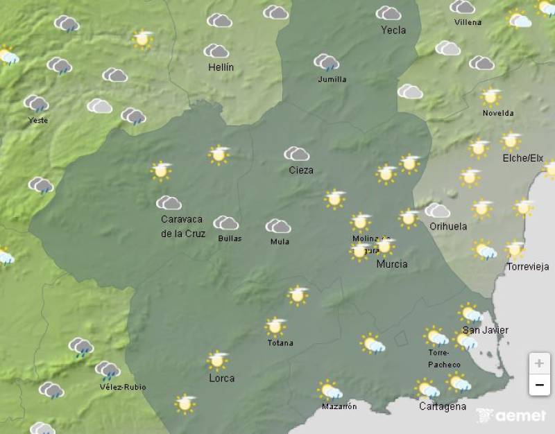 From storm alerts to blazing sunshine: Murcia weather forecast September 8-11