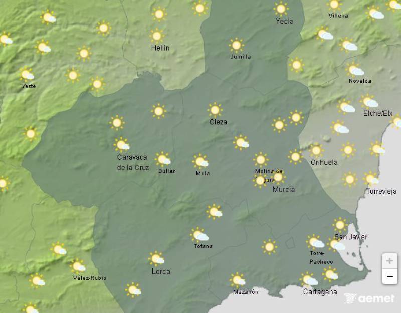 From storm alerts to blazing sunshine: Murcia weather forecast September 8-11