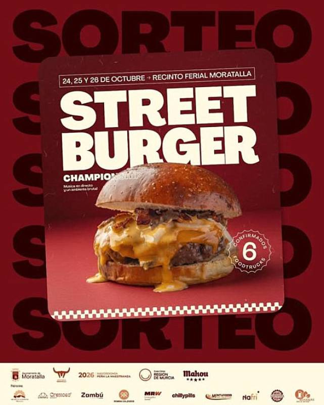 October 24 to 26 Street Burger Championship in Moratalla