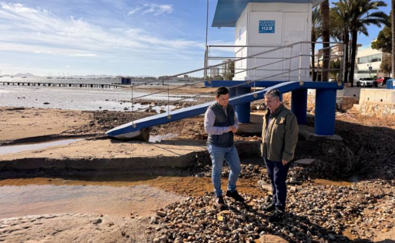 Regional government refuses to fund recovery of San Javier beaches after DANA Alice