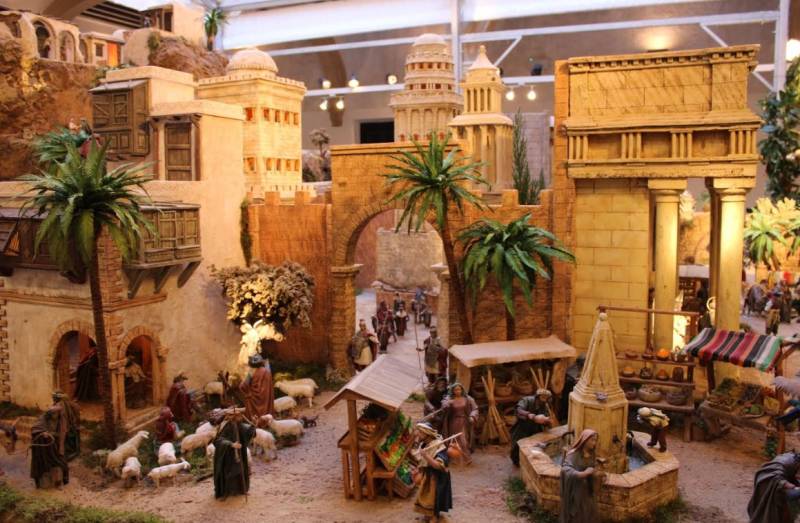 Until January 5 The monumental nativity scene of Lorca