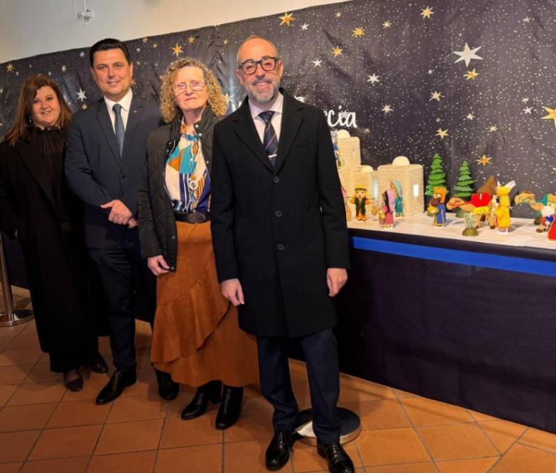 San Javier's festive double delight: Playmobil and crochet Nativities light up the museum