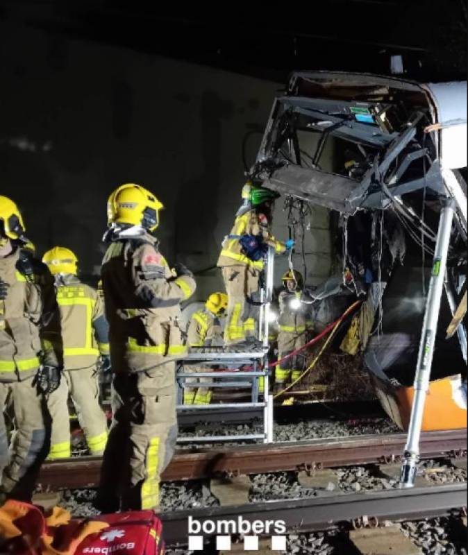 Driver dead and dozens injured in Barcelona train crash, Spain's second in three days