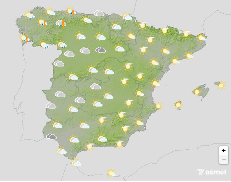 Warm temperatures and sunny skies until mid-week: Spain weather forecast February 23-26