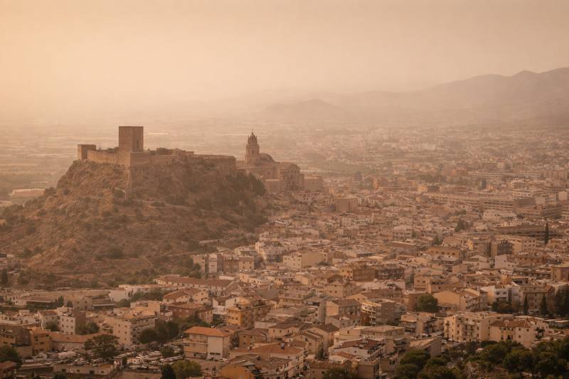 Saharan dust pushes Murcia's air quality to dangerous levels