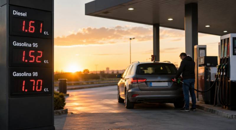 Diesel prices in Spain drop to lowest level since Iran conflict began