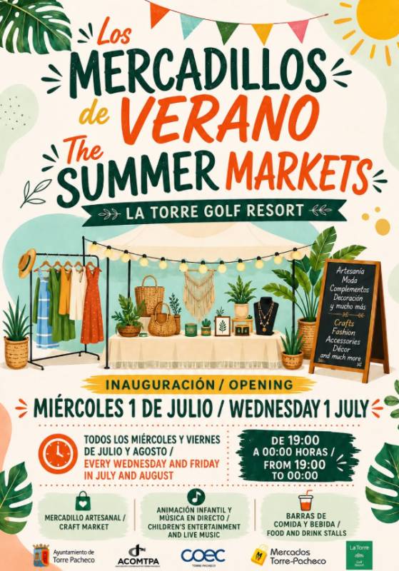 Summer night markets return to La Torre Golf Resort this July and August