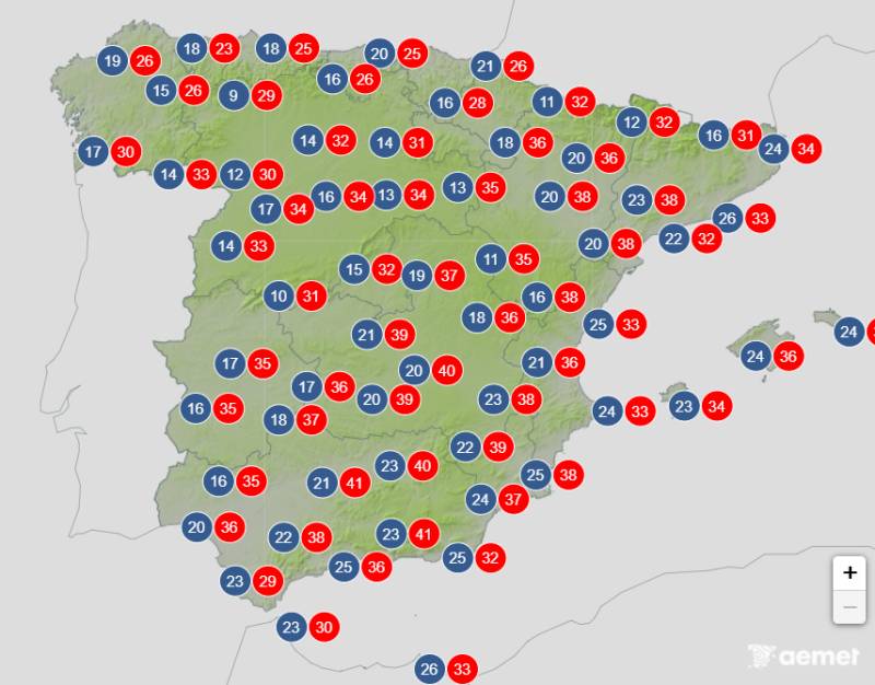 Spain weather forecast July 16-19: Temperatures climb again as a new heatwave looms