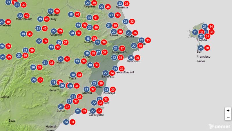 Alicante gets a brief break from intense heat before temperatures climb again: Alicante weather forecast July 27-30