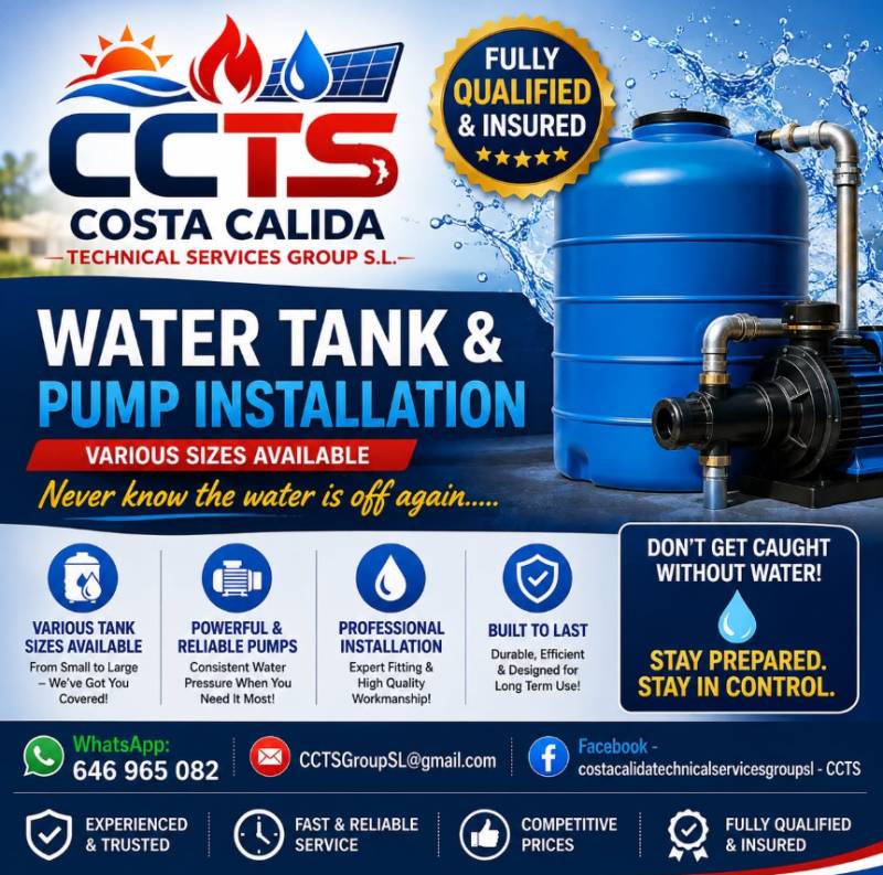 Costa Cálida Technical Services Group SL CCTS: Heating, air conditioning and more in Murcia