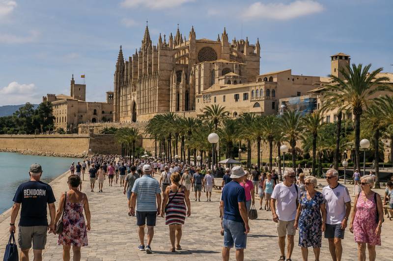British tourists are back in the Balearics in bigger numbers than before the pandemic, and across Spain they're the undisputed number one