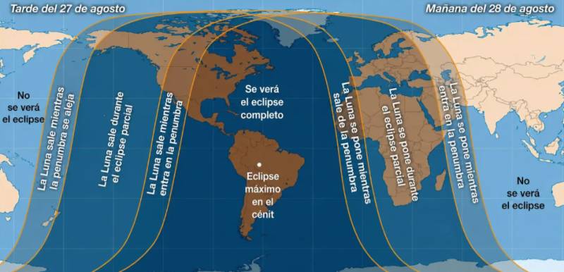 Spain's next big show is coming with a partial lunar eclipse on August 28