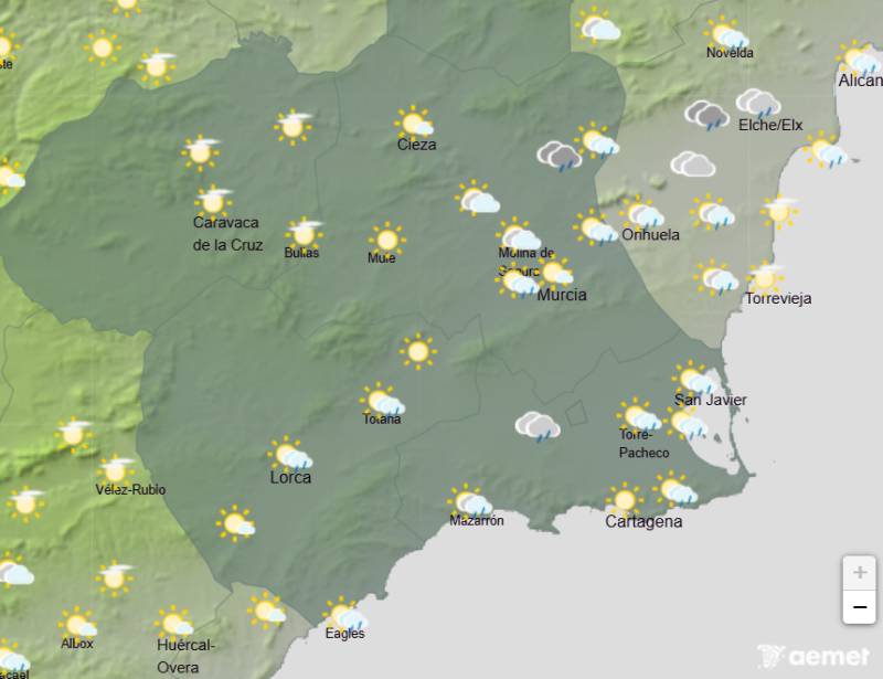 Murcia weather forecast September 10-13: Calmer skies return after floods and storms