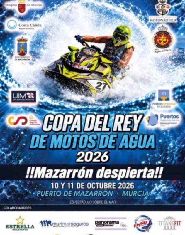 October 10 and 11 Spanish Jetski Cup 2026 in Puerto de Mazarrón